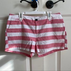 Striped Pink and White Merona Shorts
